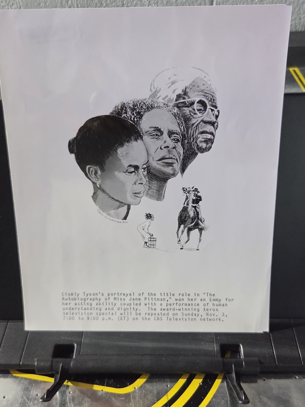 Black and White Portrait Art Print - Cicely Tyson AP - Picture 3 of 8